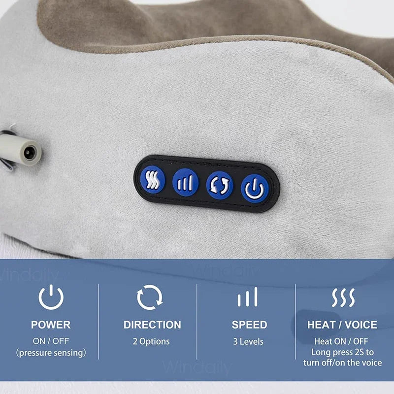 ComfortHeat 3D Neck Massage Pillow