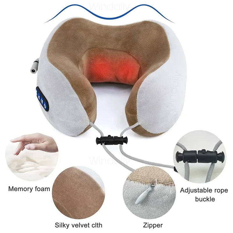 ComfortHeat 3D Neck Massage Pillow